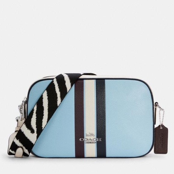 New💃Coach Jes Crossbody In Colorblock With Stripe - Picture 6 of 10